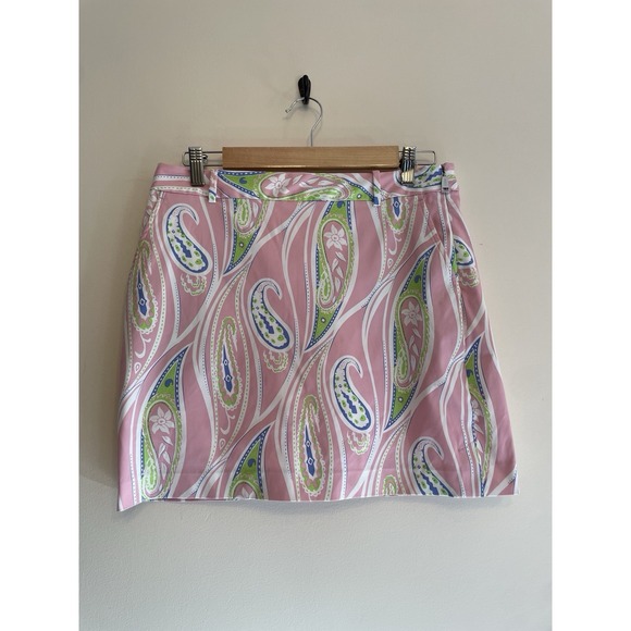 Ralph Lauren Golf Pants - Ralph Lauren Polo Golf Skirt Skort Women Size 4 Pink Paisley Active Tennis Lined